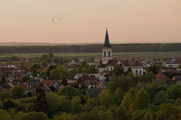 The town of Lozorno, Slovakia